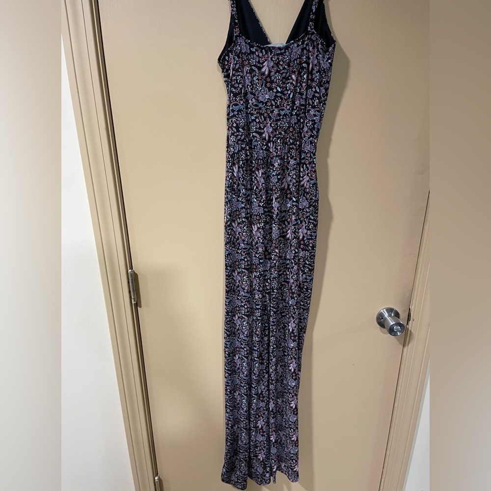 Kaileigh Black Floral Wrap Jumpsuit - Picture 5 of 6